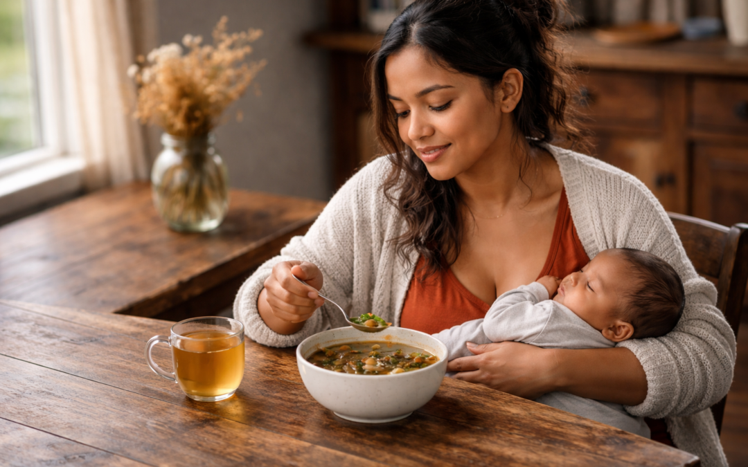 What to Eat After Having a Baby (Postpartum Nutrition for Recovery + Energy)